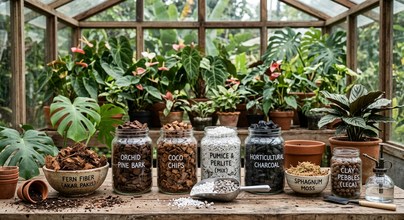 Alternative Substrates for Ornamental Anthurium: The Ideal Mix for Healthy, Rot-Free Roots